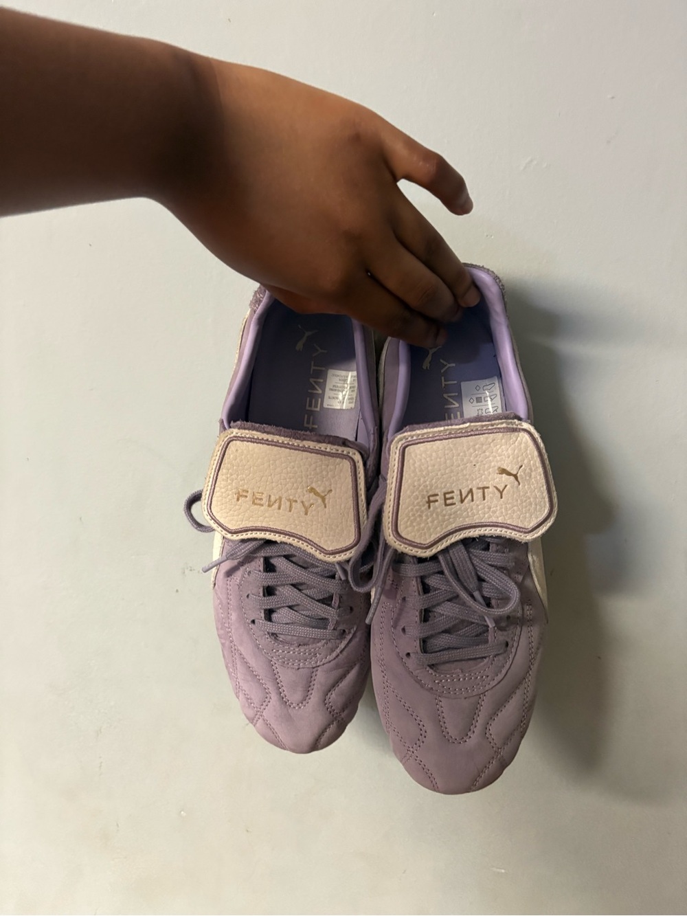 Fenty Avanti LS by Puma Women's Lilac Suede Low-Top Sneakers